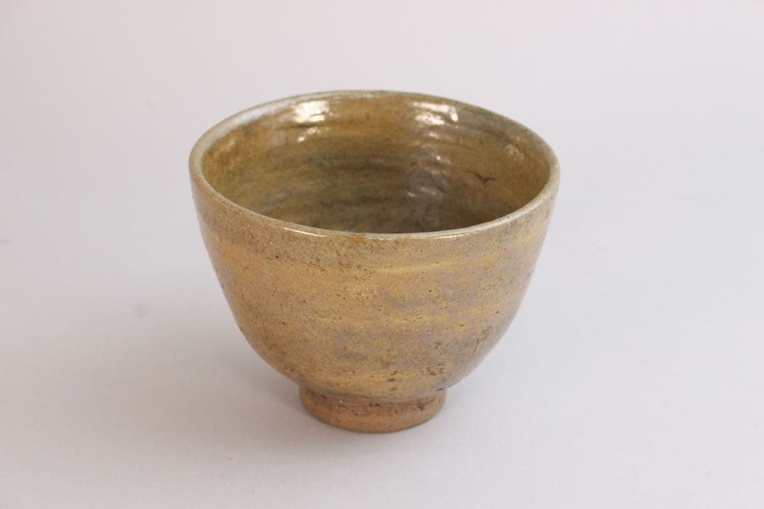 No5618 萩茶碗　直径12cm 茶道具　茶器　陶磁器　民藝　古美術　送料無料