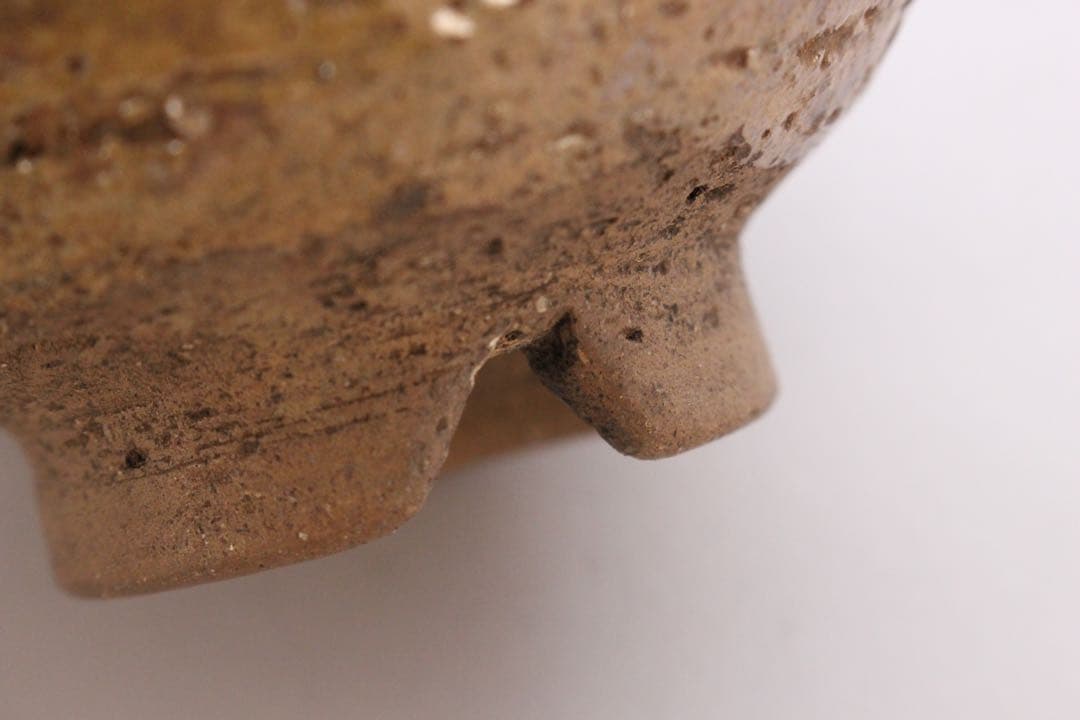 No5618 萩茶碗　直径12cm 茶道具　茶器　陶磁器　民藝　古美術　送料無料