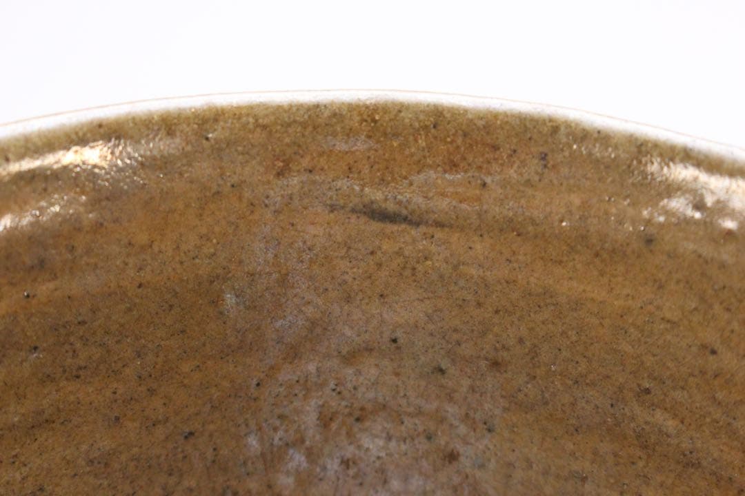 No5618 萩茶碗　直径12cm 茶道具　茶器　陶磁器　民藝　古美術　送料無料