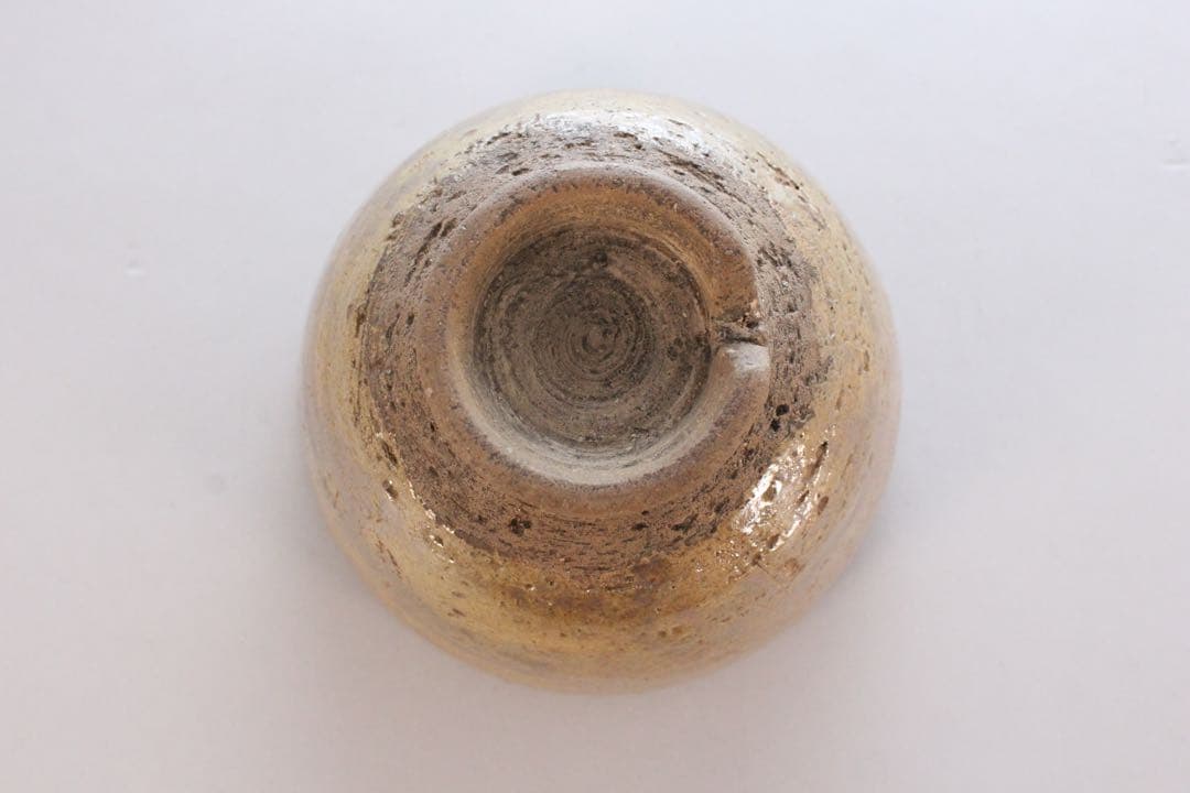 No5618 萩茶碗　直径12cm 茶道具　茶器　陶磁器　民藝　古美術　送料無料