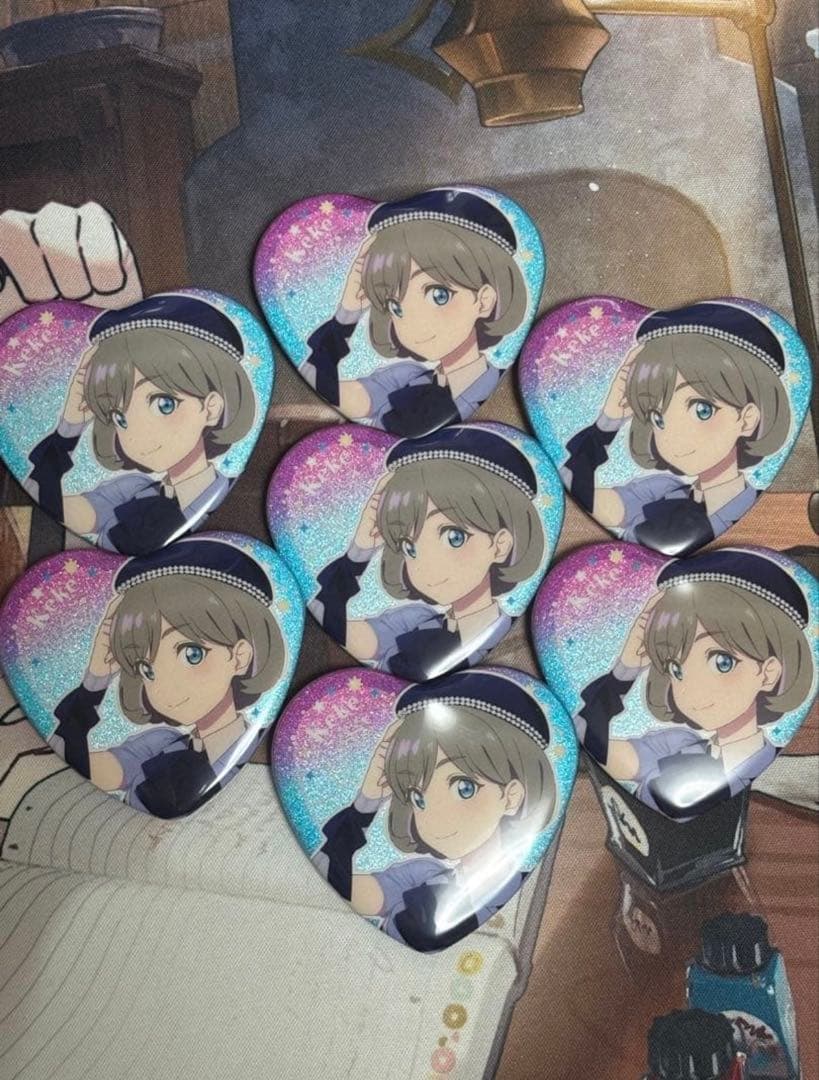 Liella! ハート缶バッジ　唐可可