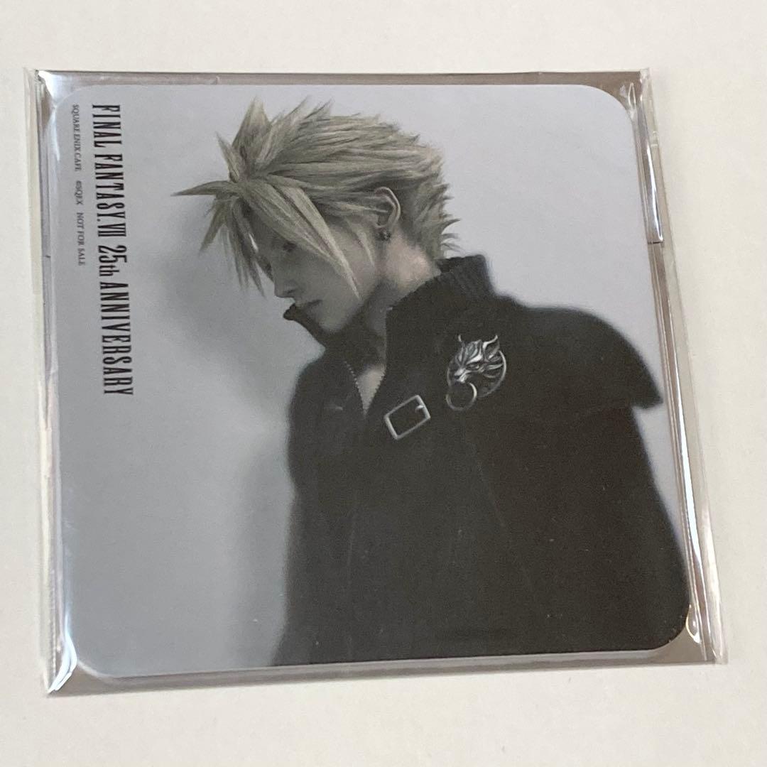ファイナルファンタジー7 スクエニカフェ　コースター クラウド 25周年 ff7