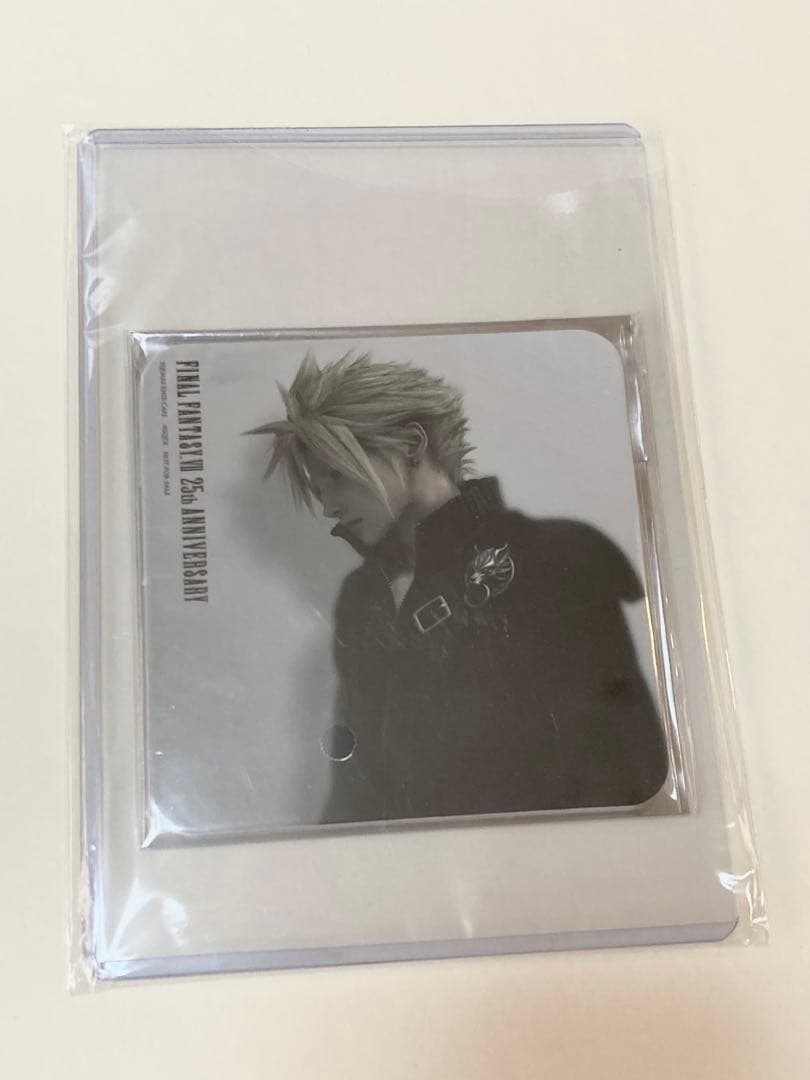 ファイナルファンタジー7 スクエニカフェ　コースター クラウド 25周年 ff7