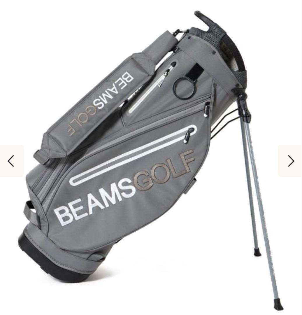BEAMS GOLF スタンドキャディバッグ 4 グレー