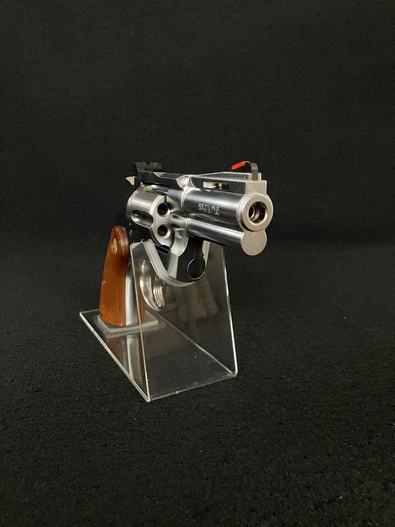 タナカ　コルトパイソン　357マグナム　3インチRモデル　ステンレスフィニッシュ