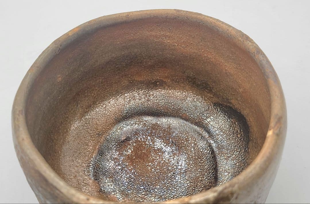 九代　大樋長左衛門　お茶碗　仕服　合わせ箱　茶道具　骨董品、美術品