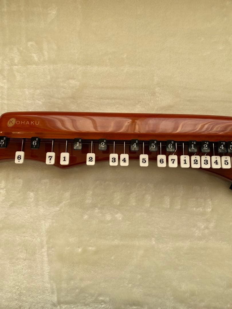 【新品同様】SUZUKI電気ソプラノ大正琴　スズキこはく