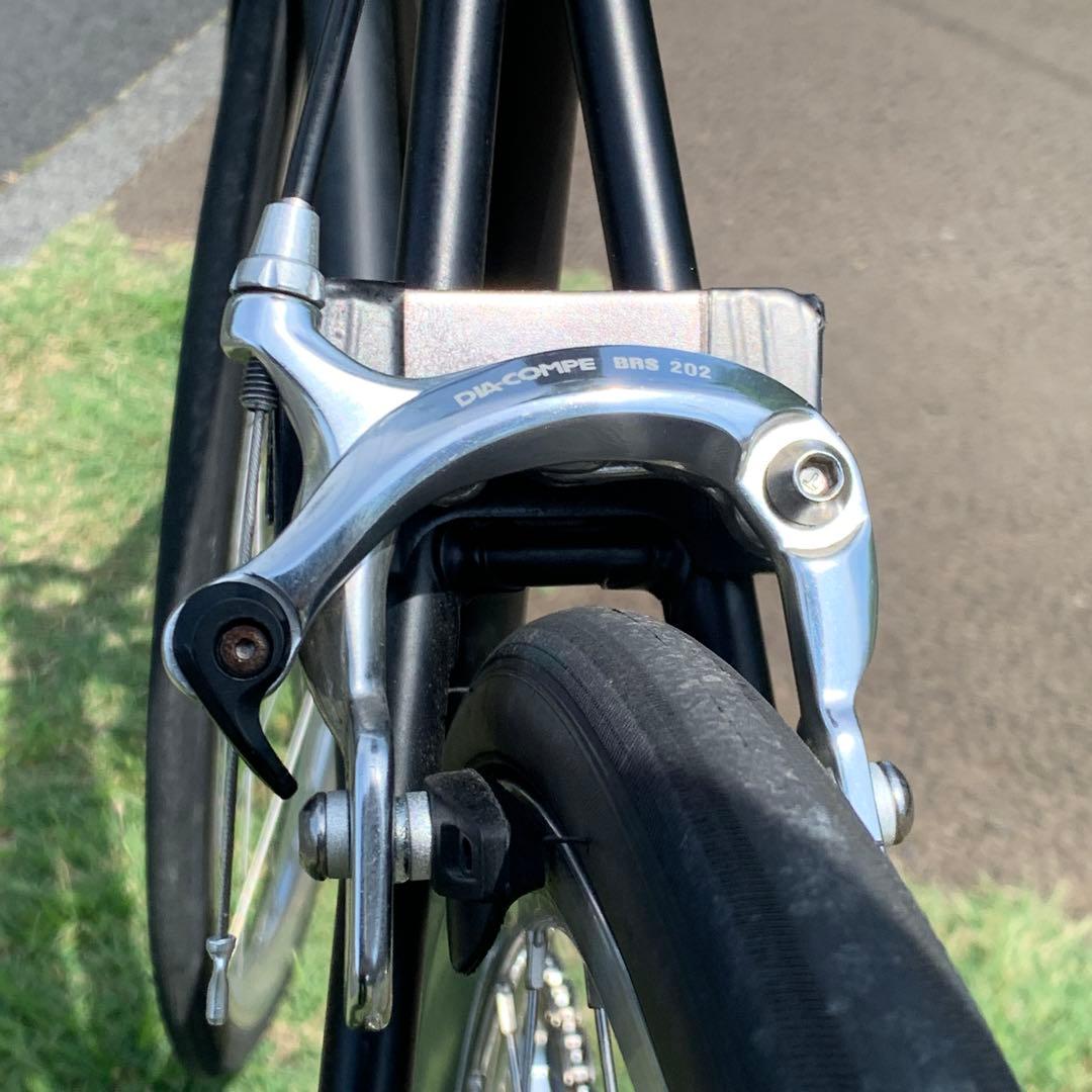 【完成車】MAKINO シングルスピード 固定 競輪 ピスト ブラック NJS