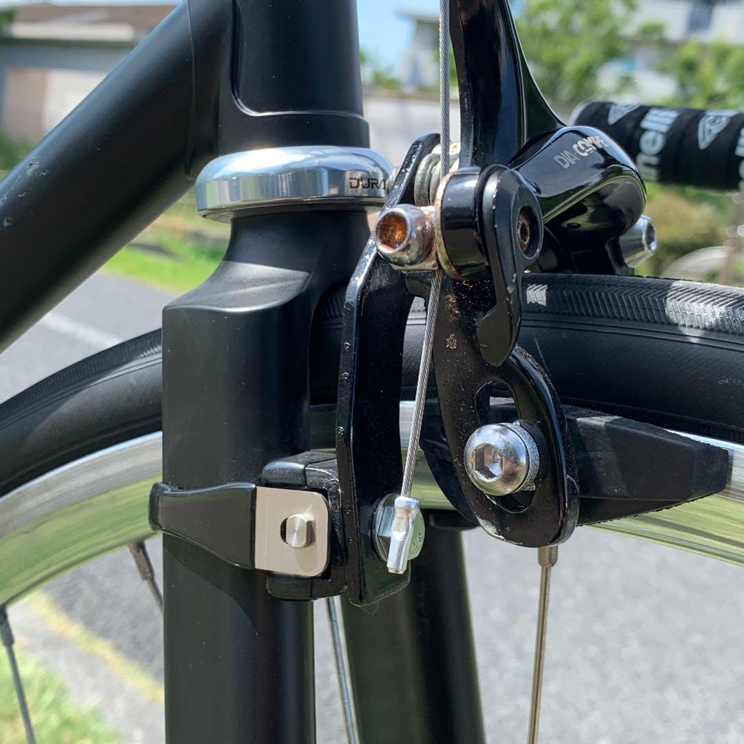 【完成車】MAKINO シングルスピード 固定 競輪 ピスト ブラック NJS