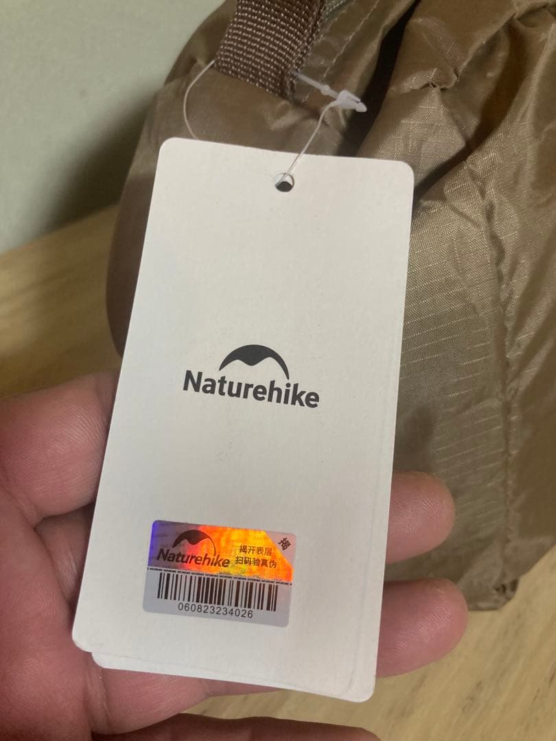 [新品未使用品]ネイチャーハイク　ドームテント(2人用) ブラウン