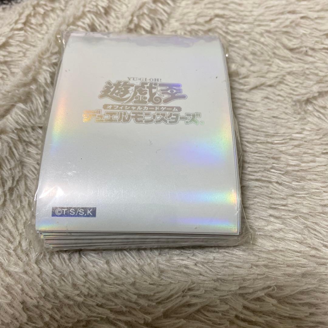 遊戯王 公式 スリーブ 初期ロゴ 白 未開封