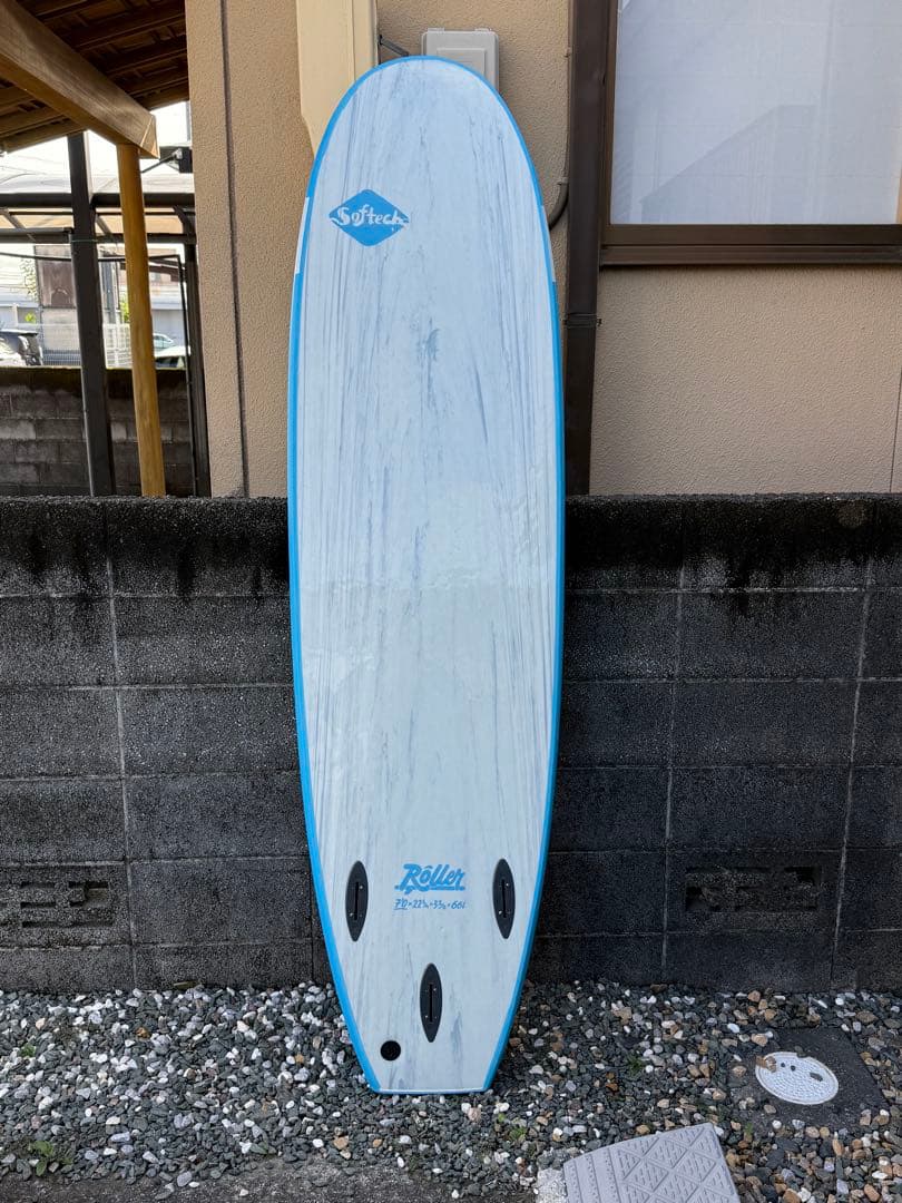 Softech ソフテック 7'0ft ファンボード 3フィン ブルー