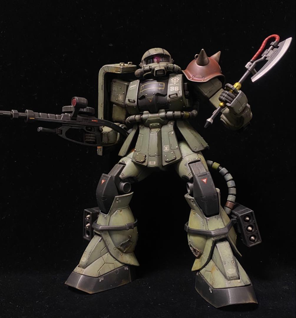 【ガンプラ完成品】　MG MS-06F/J ザクII 1/100 バージョン1