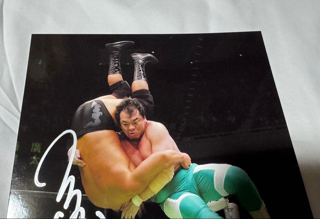 BBM刻印付き　三沢光晴　直筆サイン入り写真　NOAH 最終値下げ