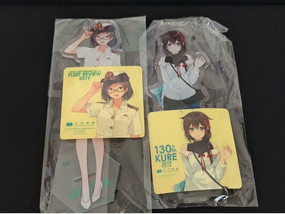 艦これ　カレー機関　時雨　霧島アクリルスタンド