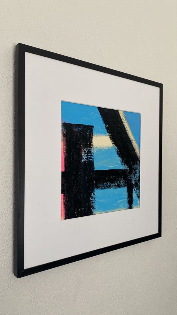 原画/抽象画/モダンアート/インテリア/アクリル画/BRIDGE 海 サーフィン