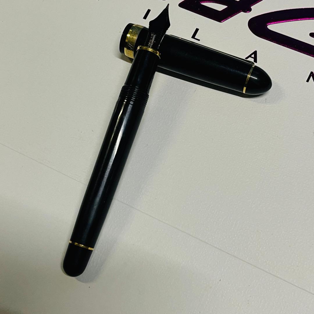プラチナ万年筆　#3776センチュリー　ブラック