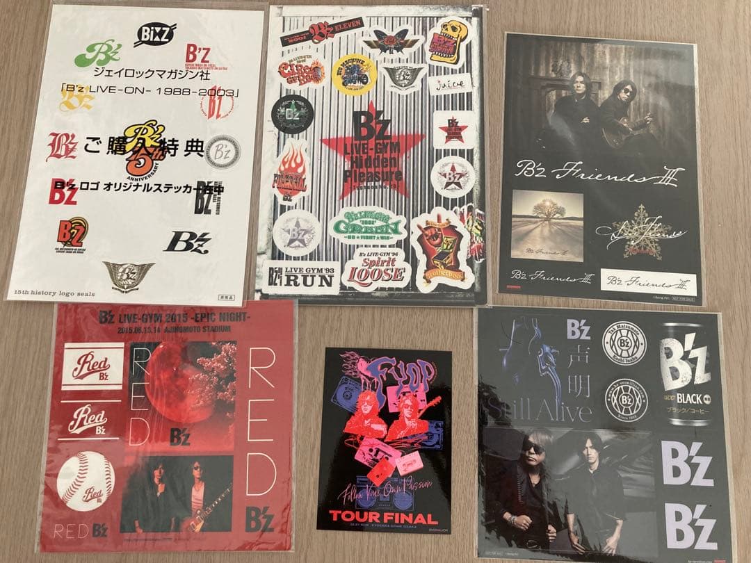 ②B'z Party 稲葉浩志松本孝弘　会場限定ステッカー　FYOP FINAL