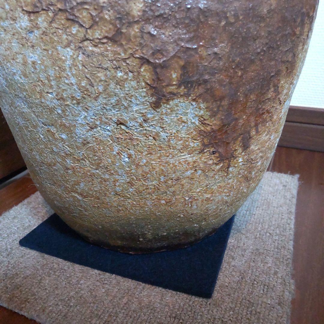 渋い　中壺　23　備前焼