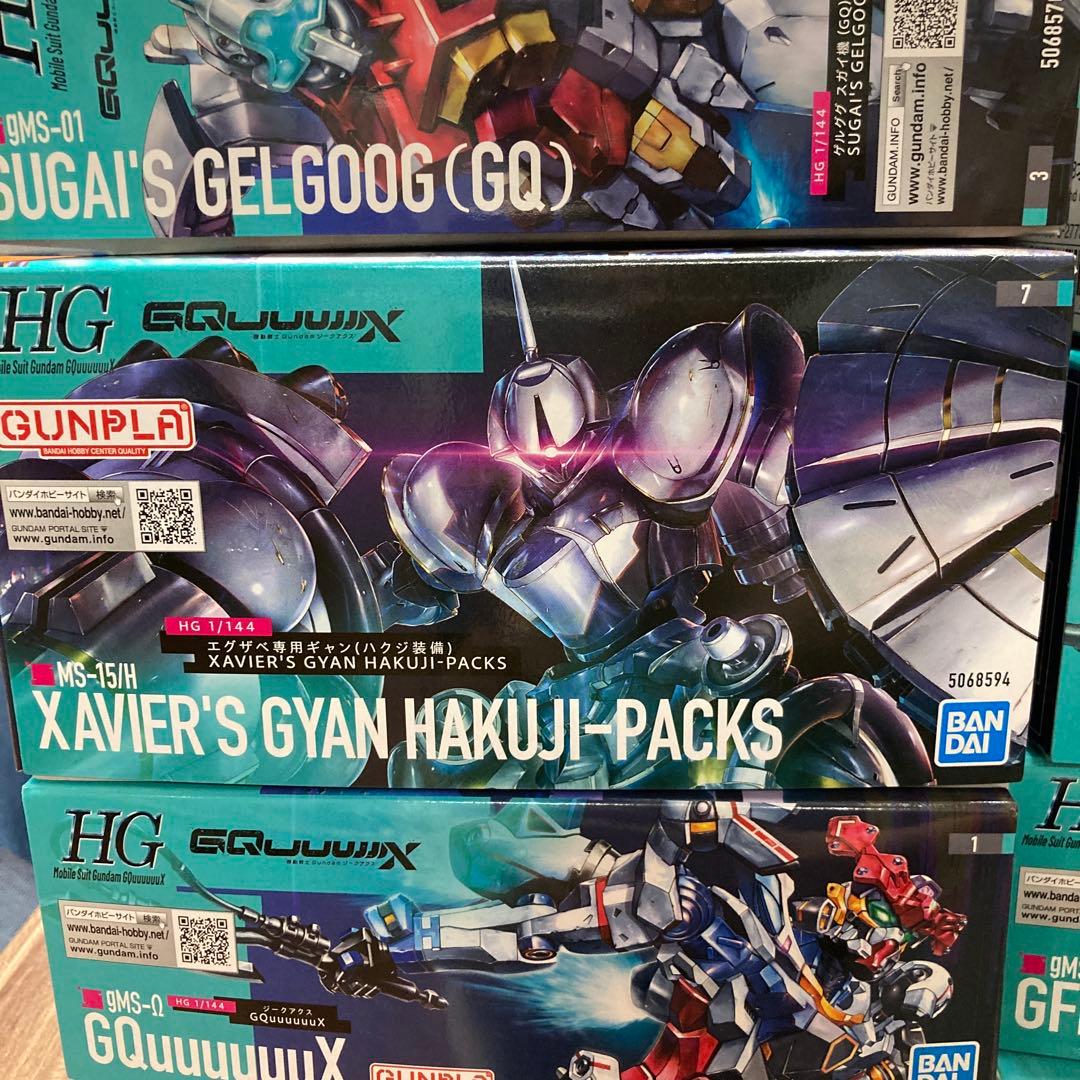 機動戦士Gundam (ジークアクス) プラモデル8点セット　バラ可