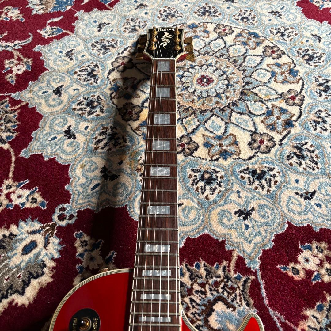 レアカラー　BURNY バーニー　レスポールカスタム　ヴィンテージ　真紅
