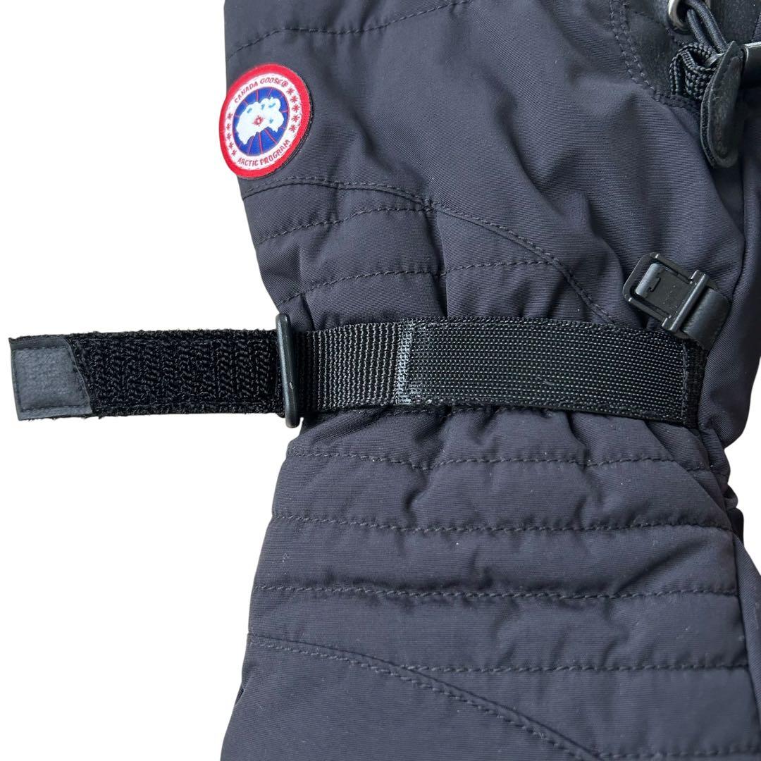 カナダグース　レディース　手袋　グローブ　ダウン　フェザー　黒