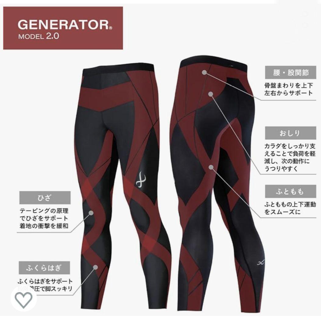 【新品・未使用】スポーツタイツ ジェネレーターモデル2.0 Ｓサイズ メンズ