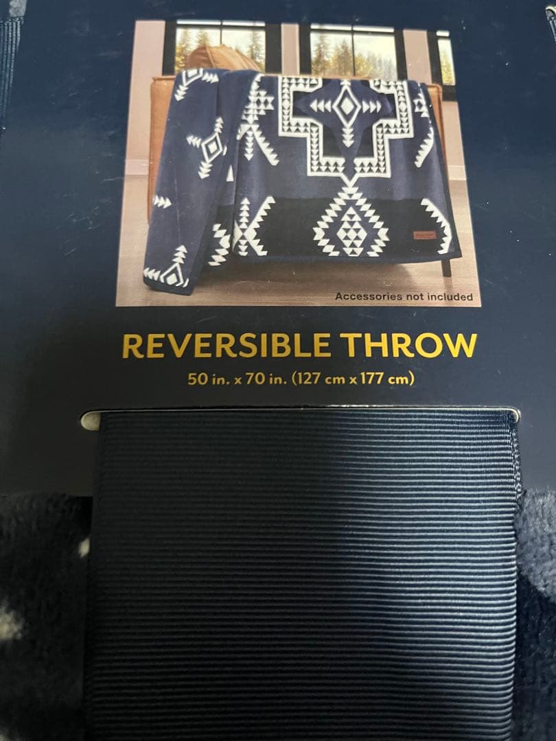 ペンドルトン 大判ひざ掛け リバーシブル 127cm x 177cm