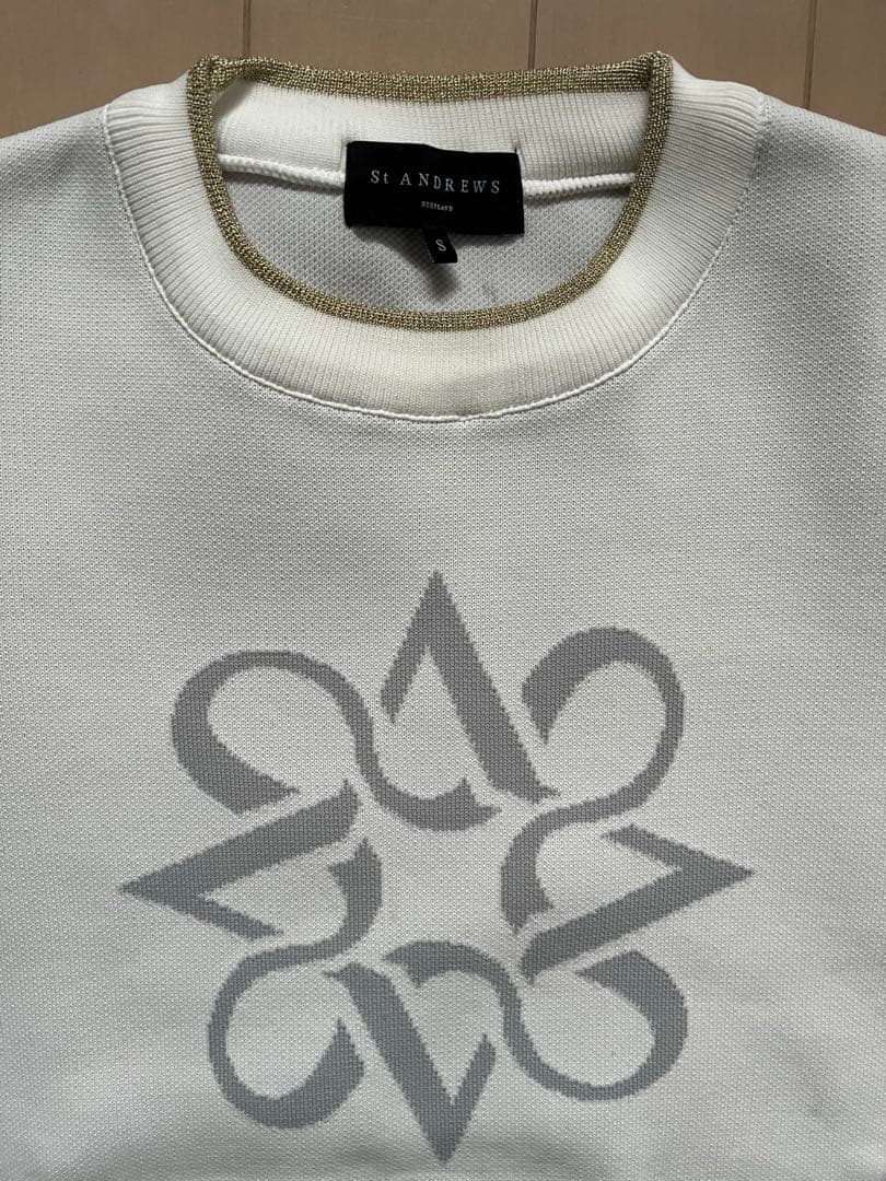 セントアンドリュース　ホワイト セーター　S