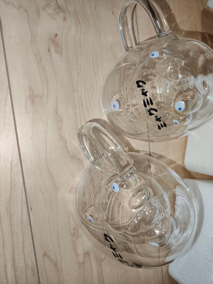 2点　ダブルウォールグラス　グラス コップ ミャク