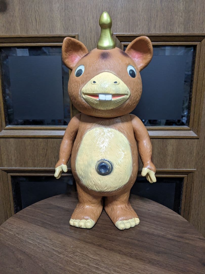 快獣ブースカ（イヌクマ）ソフビフィギュア特大サイズ