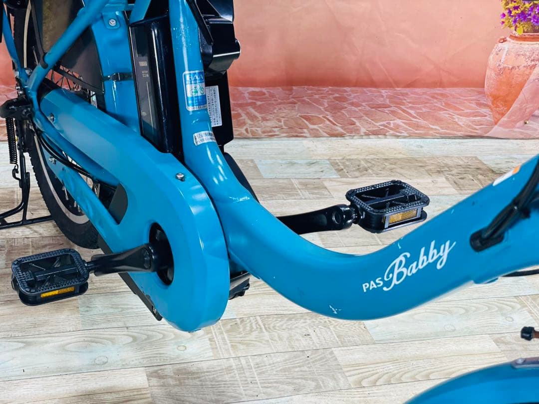 2018年ヤマハPASバビー⭐️12.3AH！子供乗せ電動アシスト自転車Y2221
