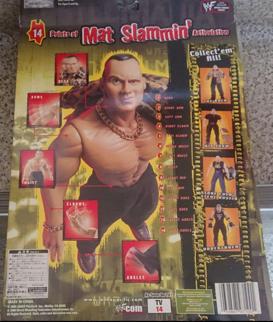 WWE THE ROCK フィギュア