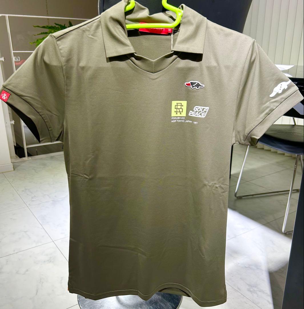 値下げ‼︎新品‼︎ラフ&スウェルGOLF オリーブポロシャツ M 定価15400円
