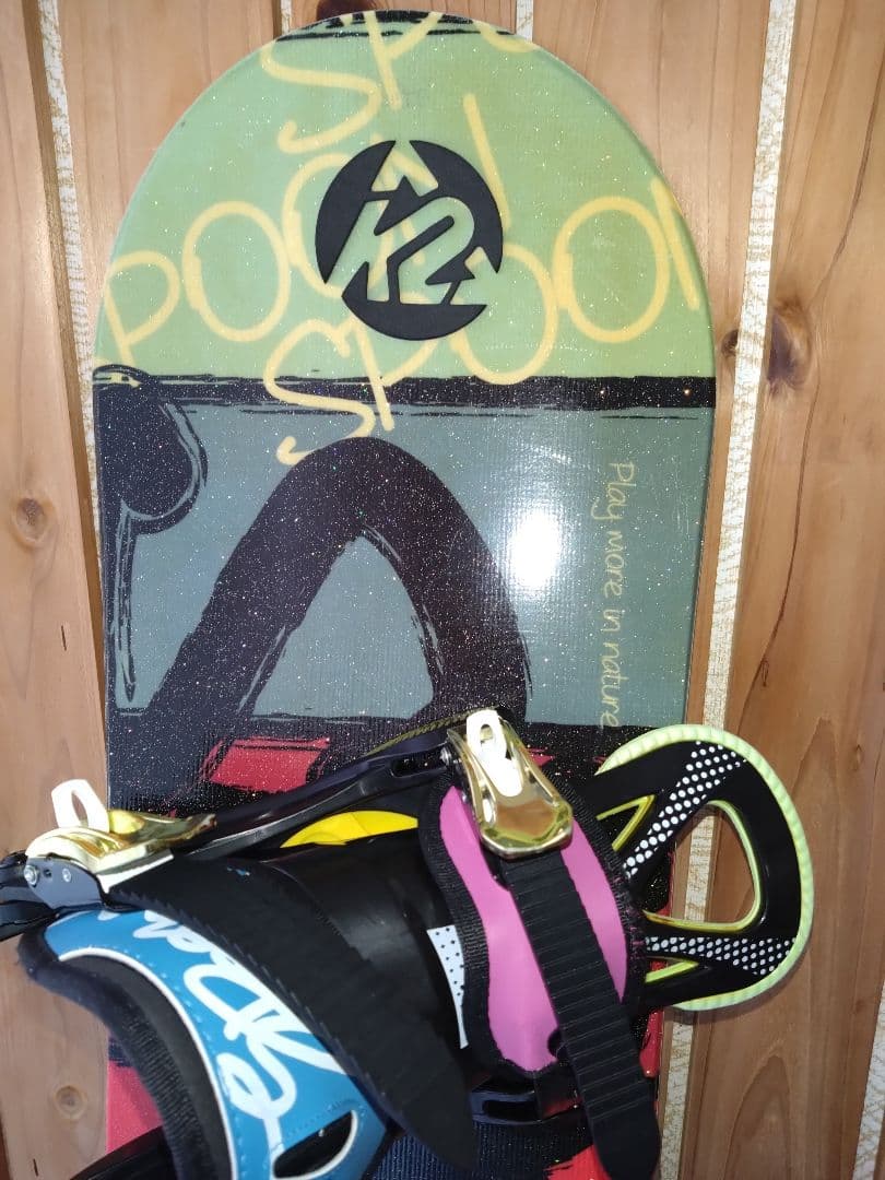 スノーボード　SPOONスプーンサイズ100 ビィンディング　スプーン