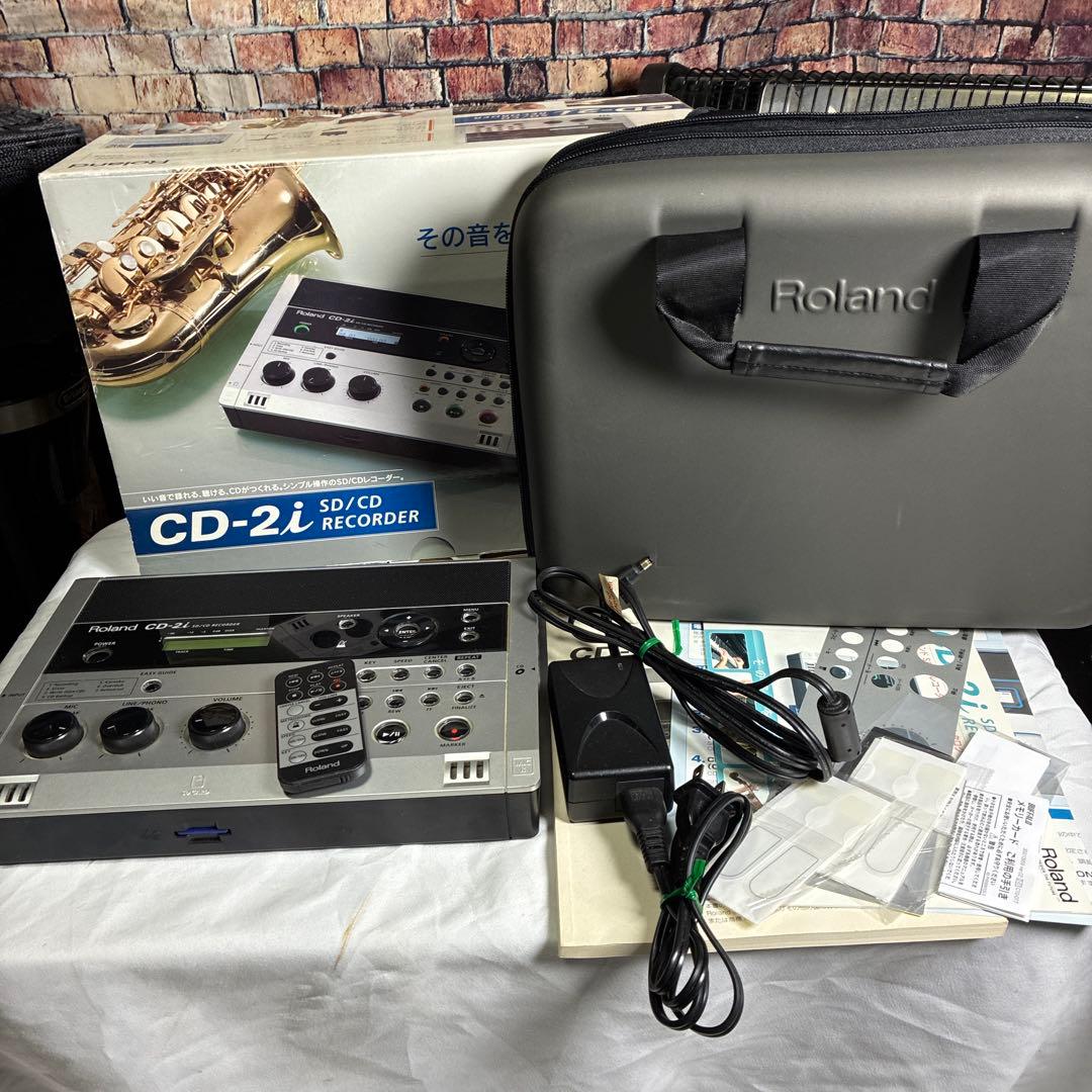 美品！Roland CD-2i SD/CDレコーダー専用ケース付き