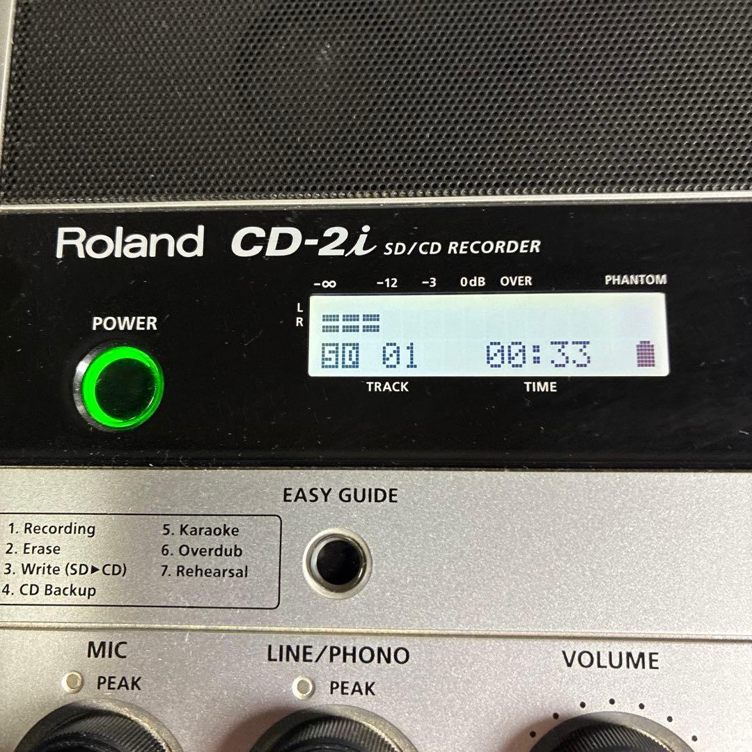 美品！Roland CD-2i SD/CDレコーダー専用ケース付き