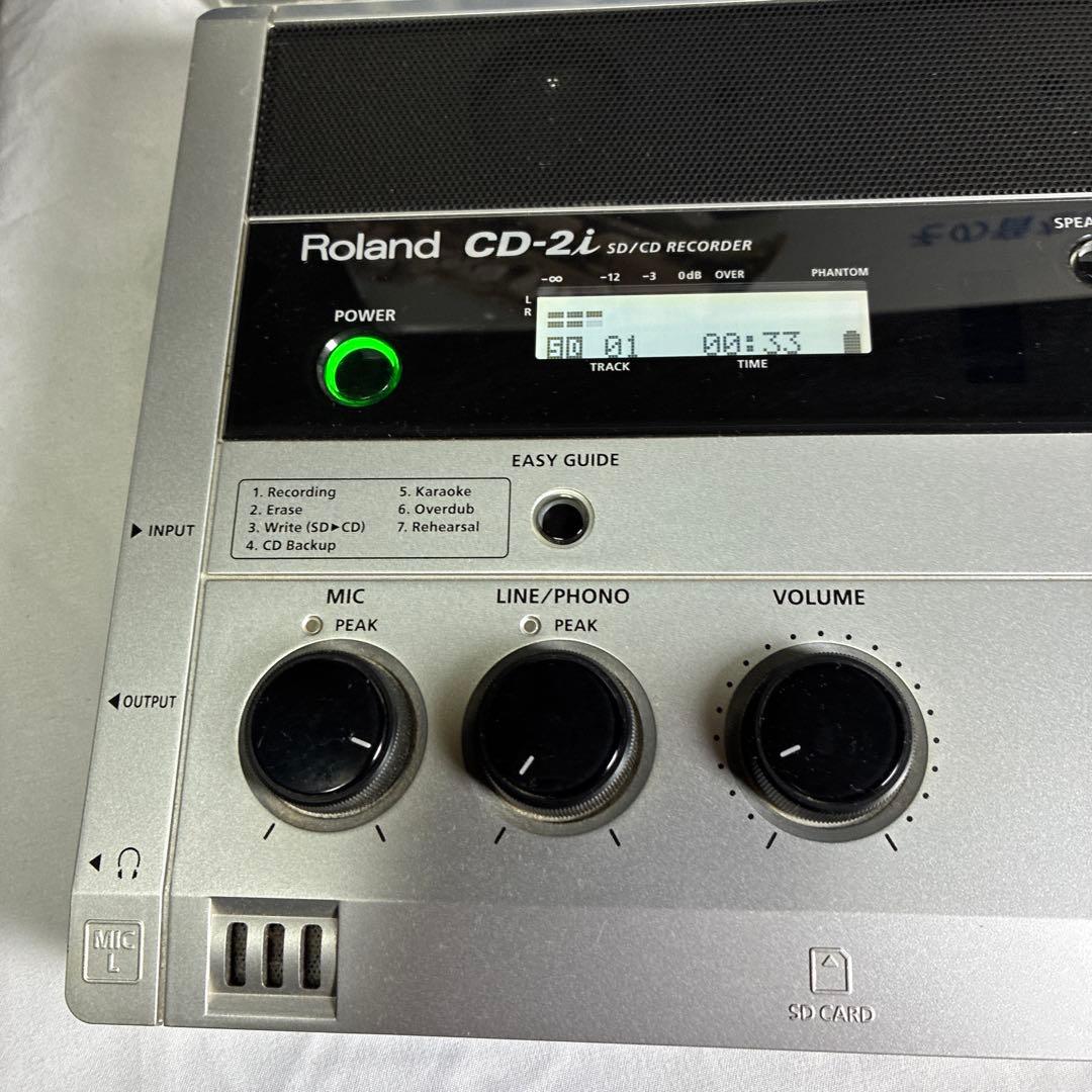美品！Roland CD-2i SD/CDレコーダー専用ケース付き