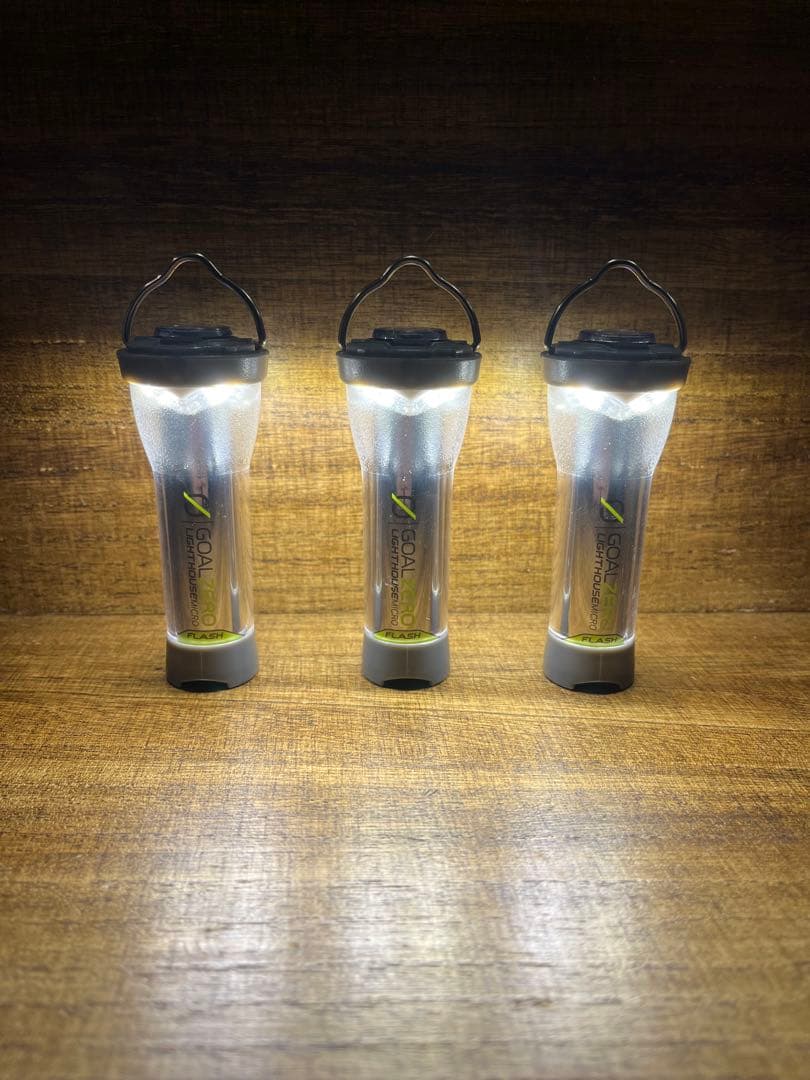 GOAL ZERO ライトハウス マイクロフラッシュ 日本限定　グレー　3本　③