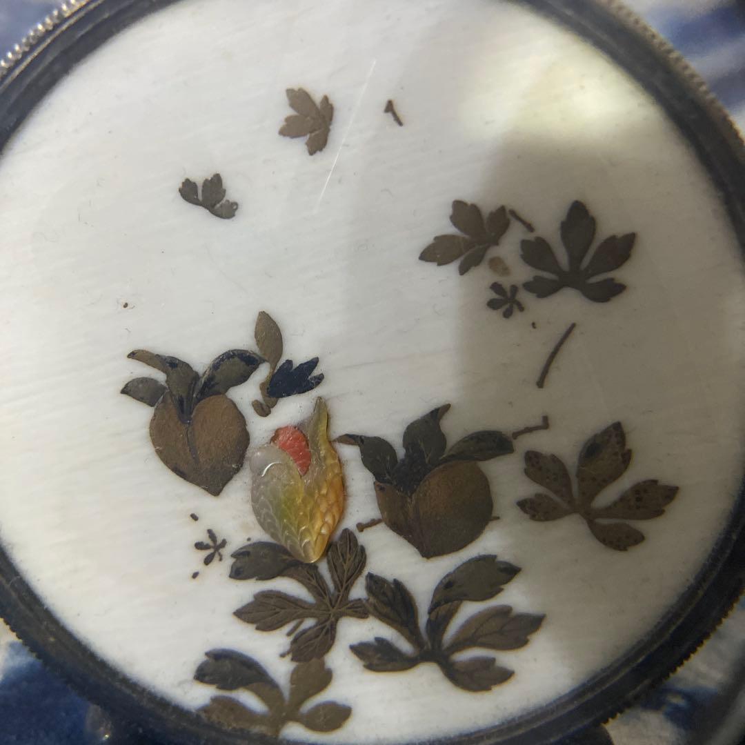 芝山　螺鈿　蒔絵　里帰り品　silver シルバー