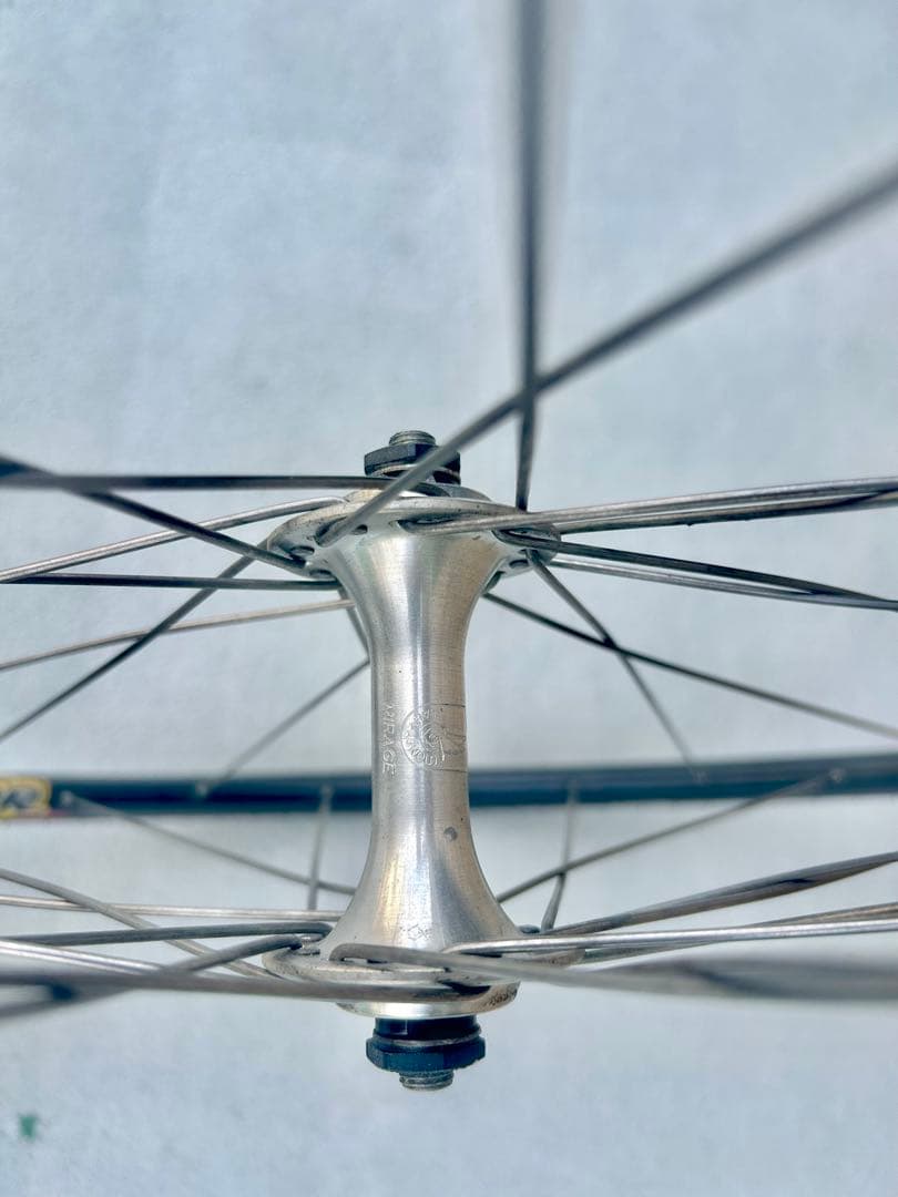 【カンパニョーロcampagnolo】イタリア製MIRAGEハブ＆FiRリム前輪