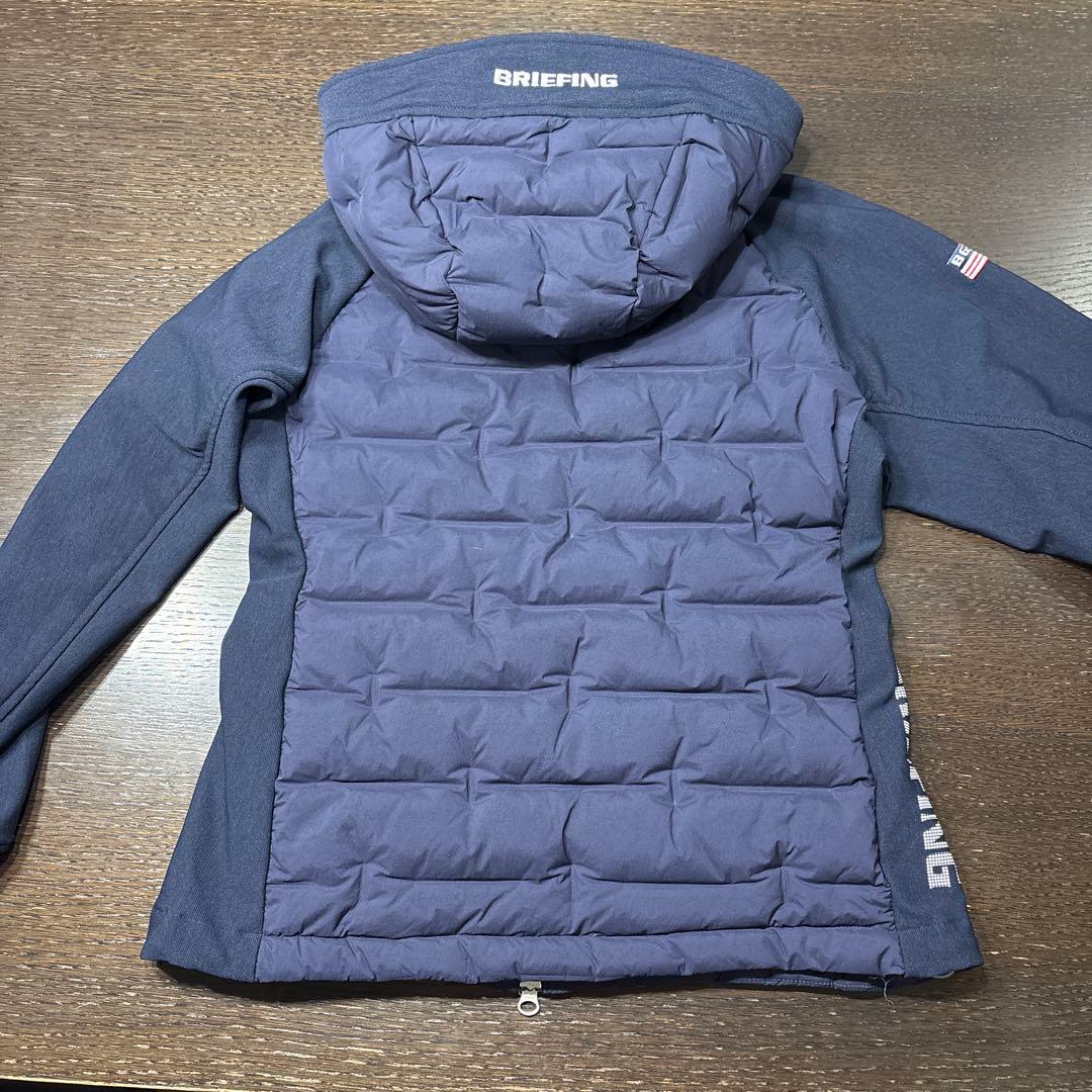 ブリーフィング　フード付きダウンジャケット レディース ネイビー　sサイズ