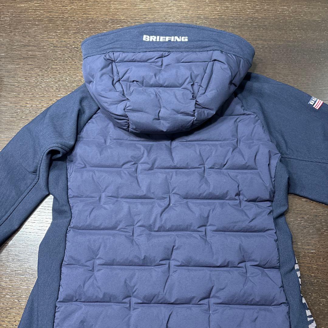 ブリーフィング　フード付きダウンジャケット レディース ネイビー　sサイズ