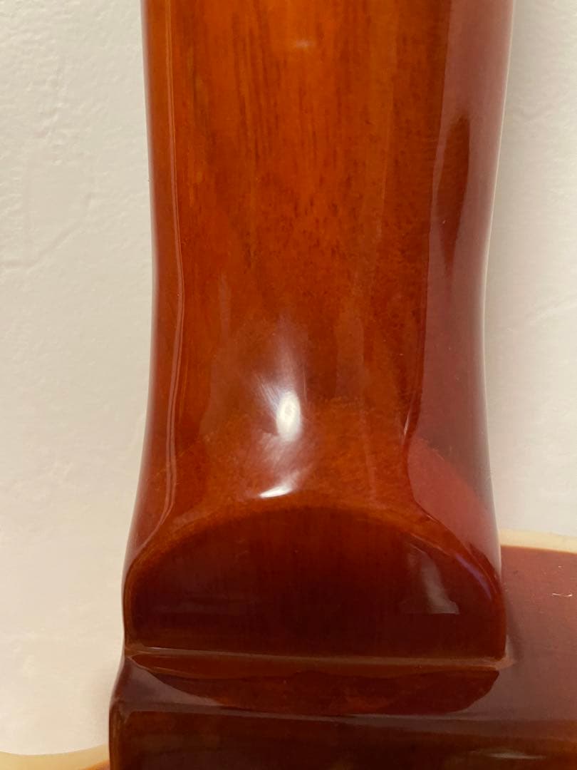 中華製レスポールオレンジ 控え目な虎杢 ロゴはUSメーカーのものに見えます