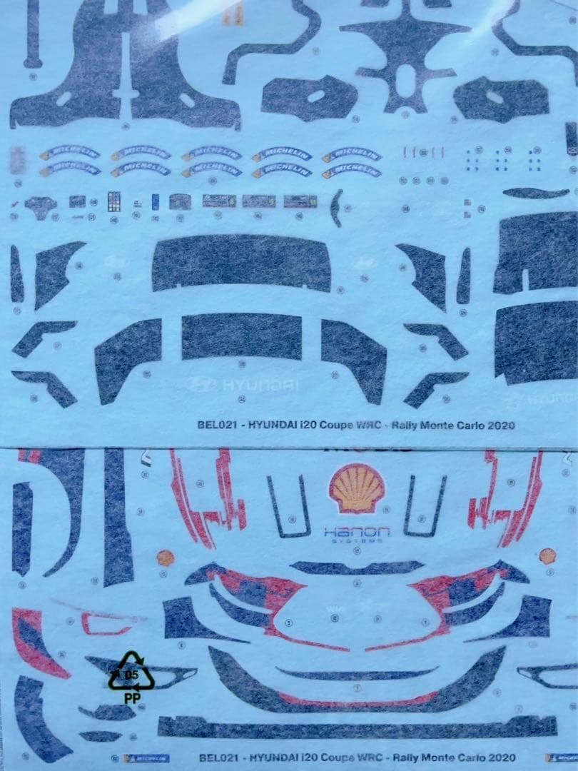 BELKITS 1/24 ヒョンデ i20 WRC 2020モンテカルロ優勝車