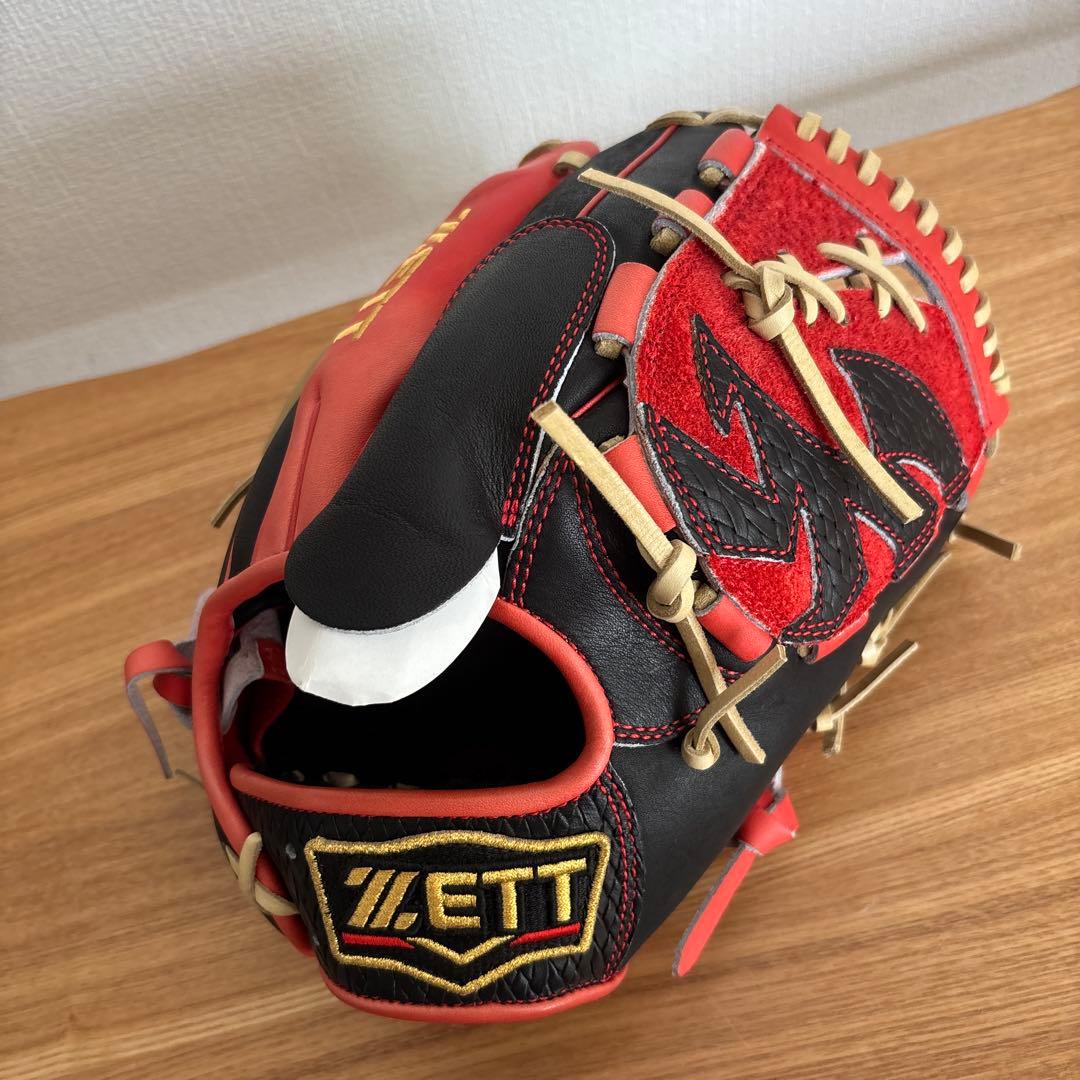 ゼット　軟式　グラブ 投手　グローブ プロステイタスSCE BRGB32501