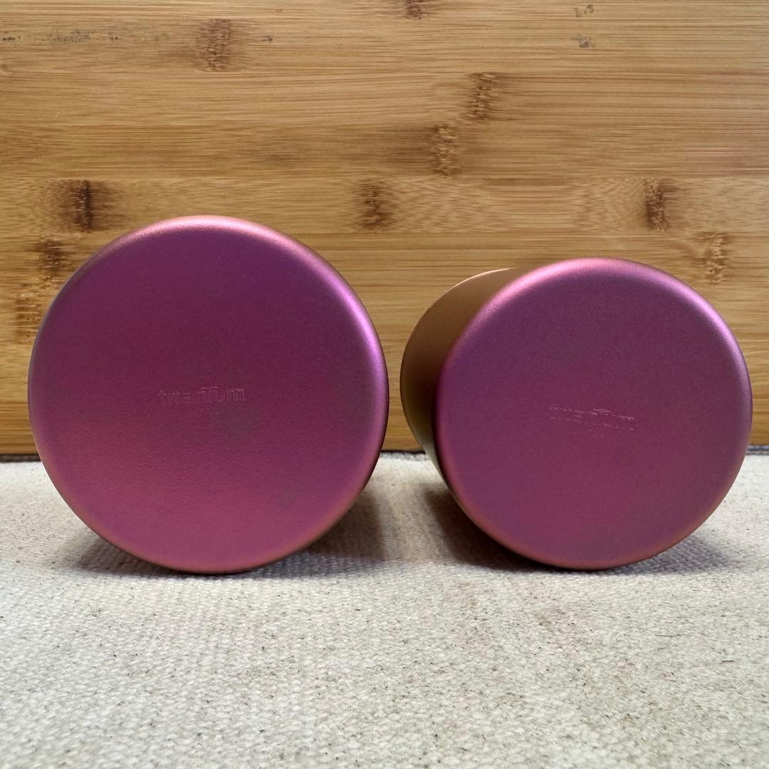 スノーピーク スタッキングマグ原宿限定ピンク雪峰 H450 H300 2個セット