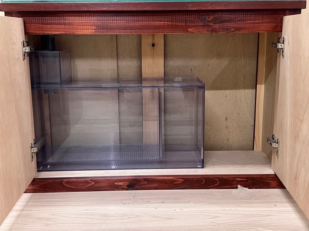 一台限定　900×300×300オールガラスオーバーフロー水槽 セット