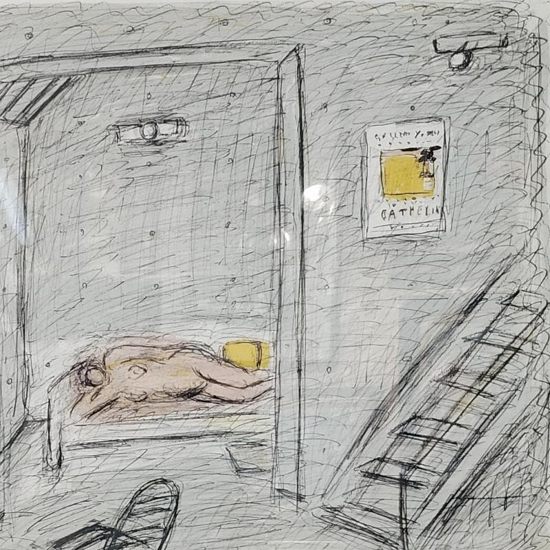 ☆小野州一☆「白いアトリエ」リトグラフ　52/100　未使用！