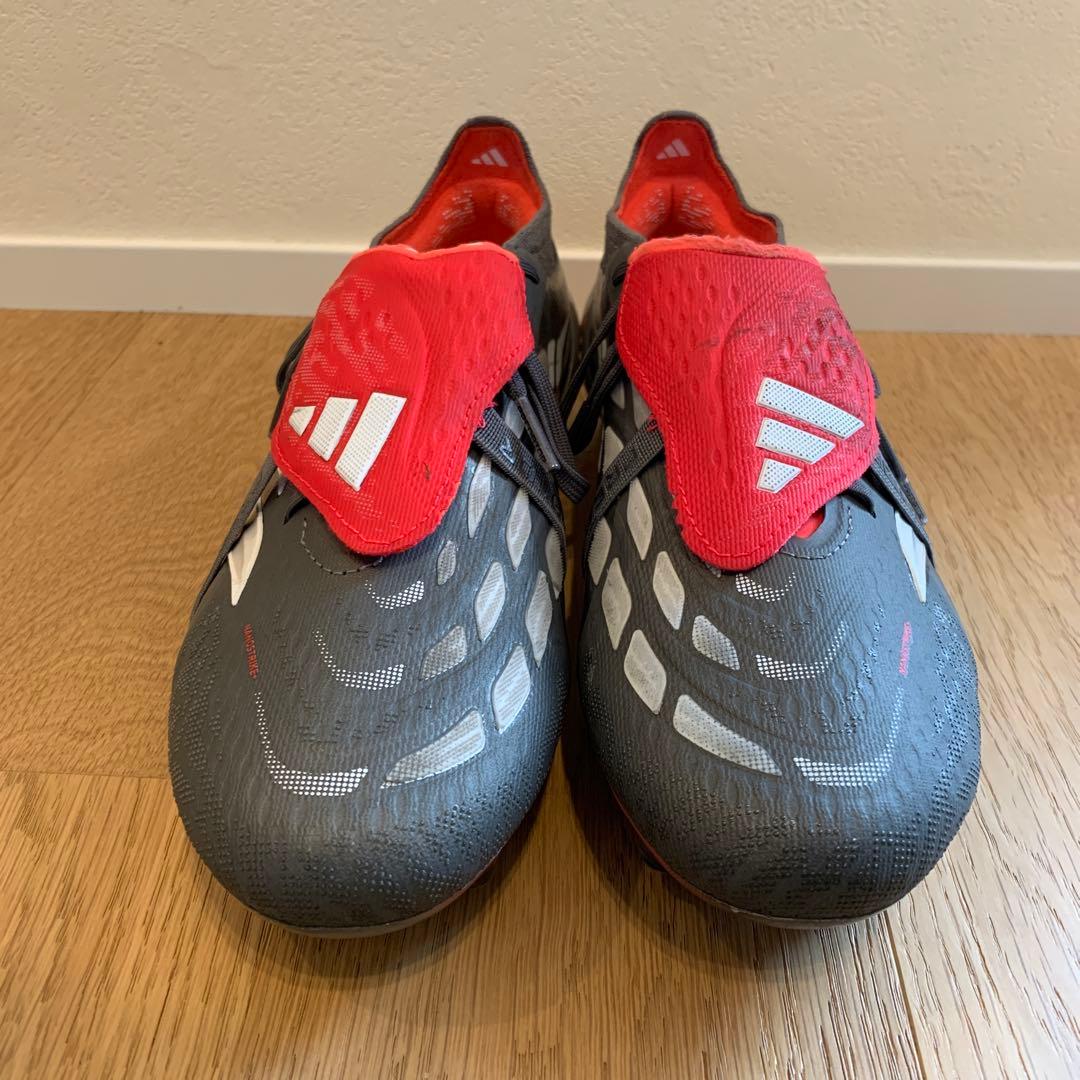 アディダス プレデター ELITE FT AG(シルバー×ホワイト×レッド)